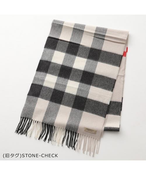 BURBERRY マフラー HALF MEGA CHECK CASHMERE SCARF