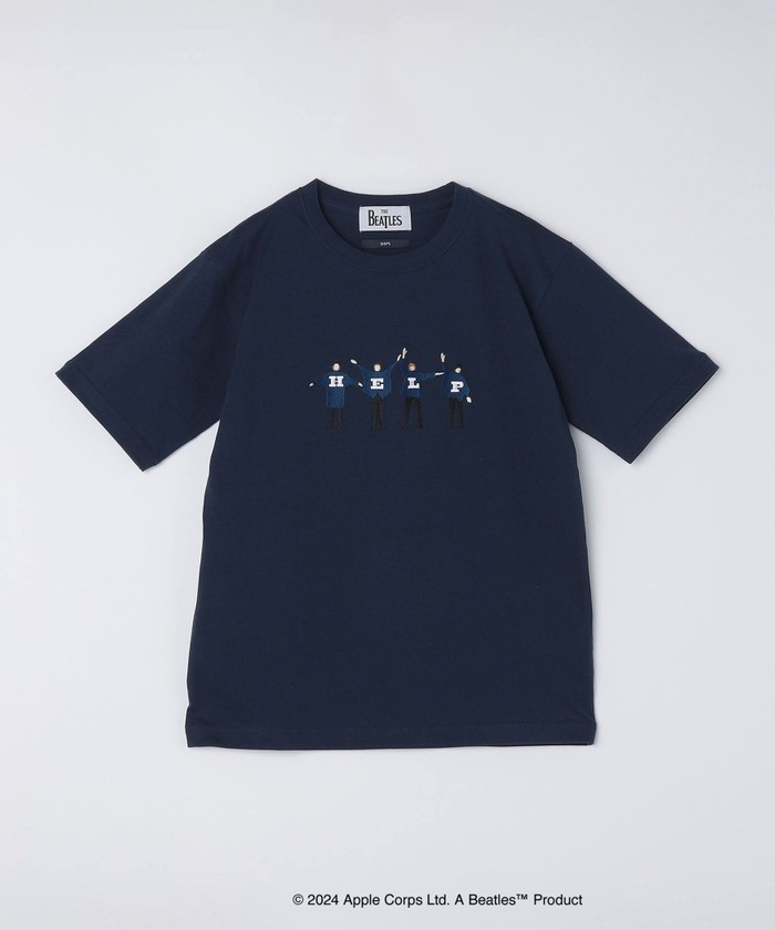 シップス　メン/*SHIPS: THE BEATLES エンブロイダリー Tシャツ 24SS