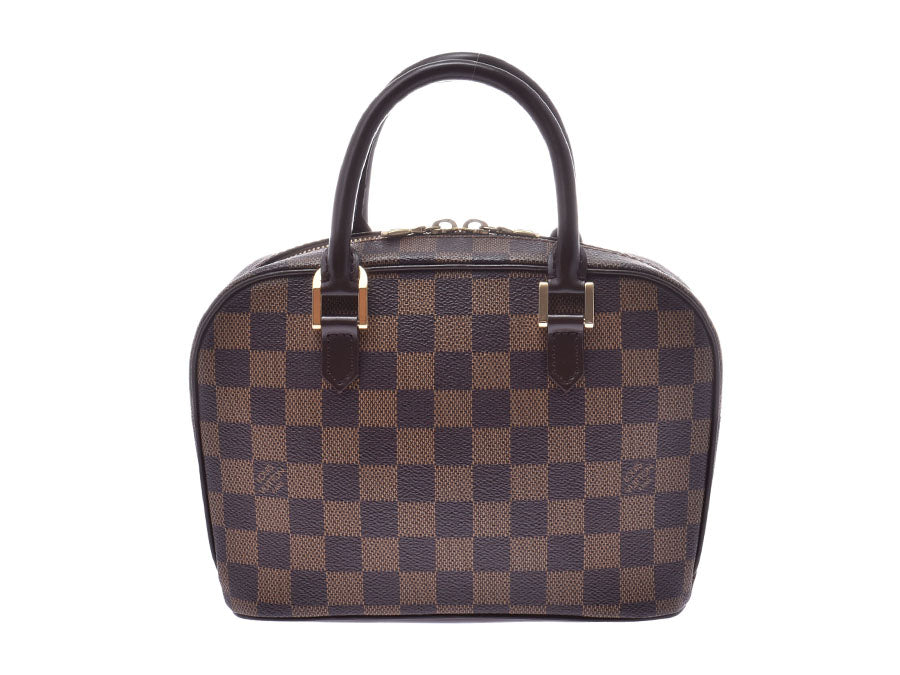 ルイヴィトン ダミエ サリア ミニ ブラウン N51286 レディース 本革 ハンドバッグ Aランク 美品 LOUIS VUITTON 中古 