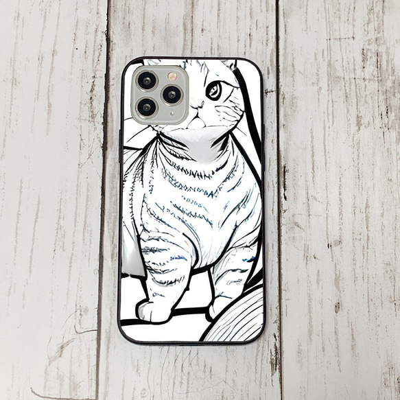 iphoneケース3-4-35 iphone 強化ガラス 猫・ねこ・ネコちゃん 箱16 かわいい アイフォン iface