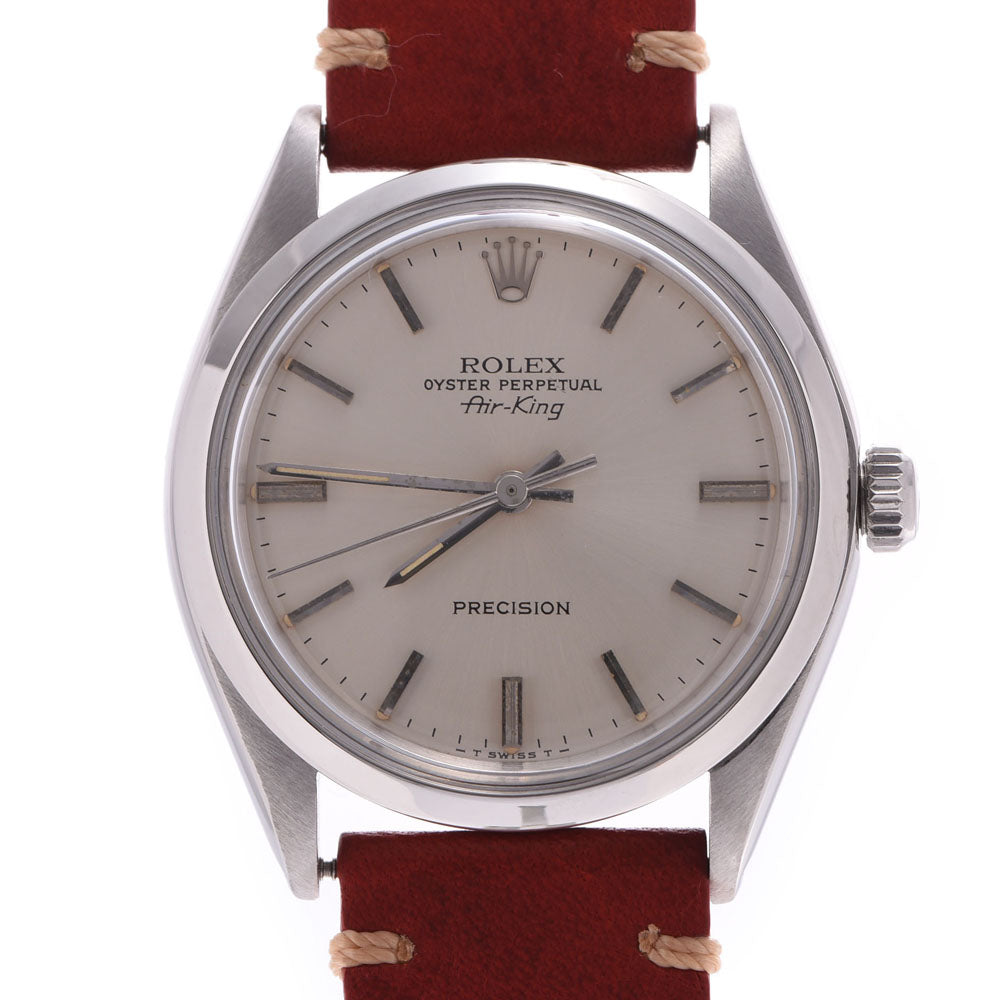 ROLEX ロレックス エアキング ボーイズ SS/革 腕時計 ABランク 中古 