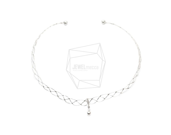 PDT-2556-R【1個入り】チョーカーのネックレス,Round Choker Collar Necklace