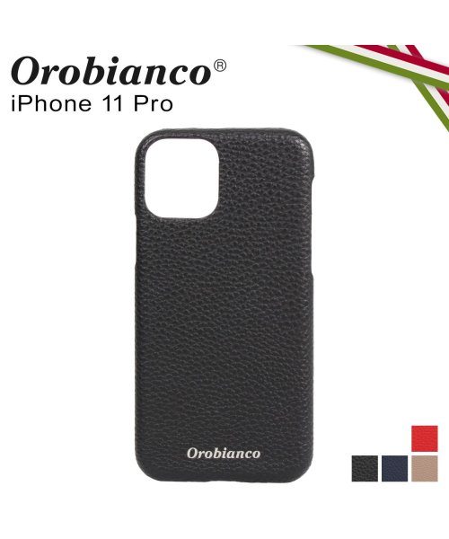 オロビアンコ Orobianco iPhone11 Pro ケース スマホ 携帯 アイフォン メンズ レディース シュリンク PU LEATHER BACK C