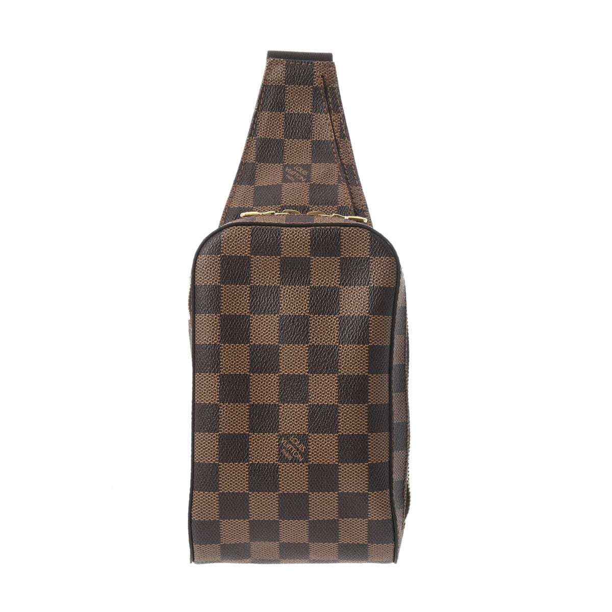 LOUIS VUITTON ルイヴィトン ダミエ ジェロニモス ブラウン N51994 レディース ダミエキャンバス ボディバッグ Aランク 中古 