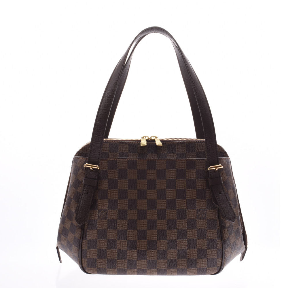 LOUIS VUITTON ルイヴィトン ダミエ べレムMM ブラウン N51174 レディース ダミエキャンバス ハンドバッグ ABランク 中古 