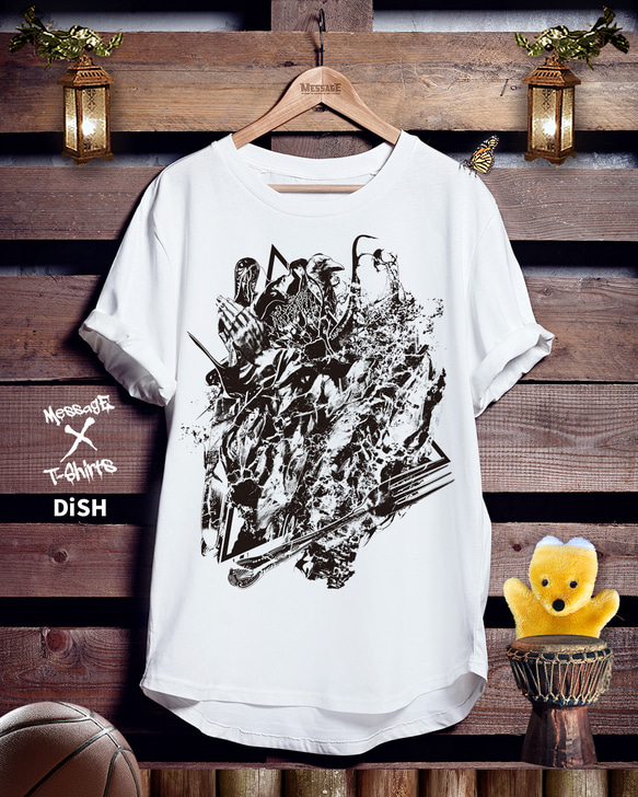 ストリートアートTシャツ「DiSH」