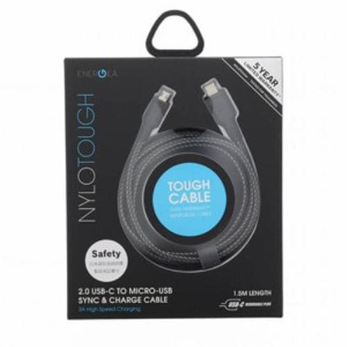 MSProducts CBL-NT20CM-BLK150 USB2.0ケーブル(C to microB)1.5m(ブラック) LEPLUS(ルプラス)「ENERGEA」