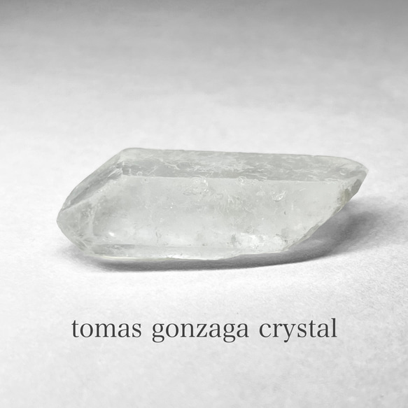 Thomas Gonzaga crystal  /トマスゴンサガ産水晶原石 12：ストレーション・タビー