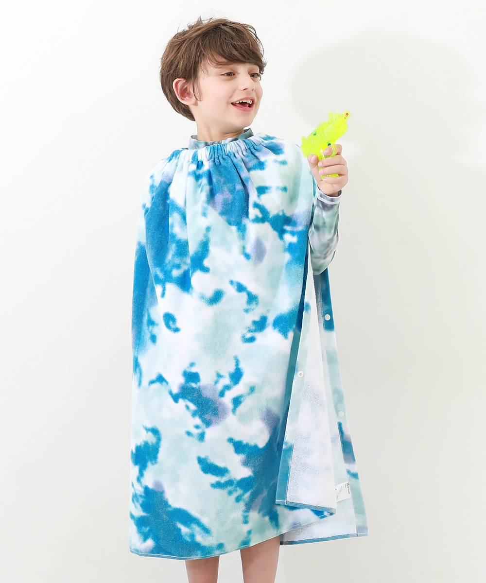 デビロック/ラップタオル 80cm 子供服 キッズ 男の子 女の子 水着 プールグッズ タオル