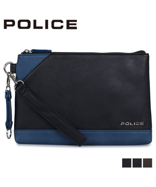 ポリス POLICE バッグ クラッチバッグ セカンドバッグ メンズ URBANO CLUTCH BAG ブラック ネイビー ブラウン 黒 PA－62002