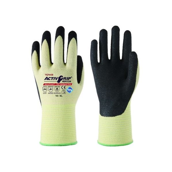 東和コーポレーション 耐切創手袋 ActiveGrip ATA534 XL FC745EN-1373743