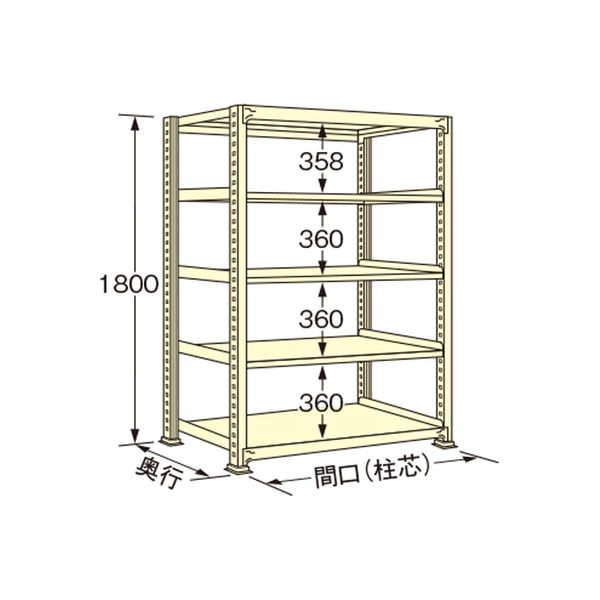 扶桑金属工業 中量ラック WG1815M