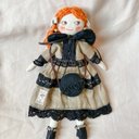 22cm 布人形ドール【森の魔女さん】fabric Doll