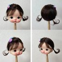 オビツ11ウィッグ モヘア手編みカツラドール