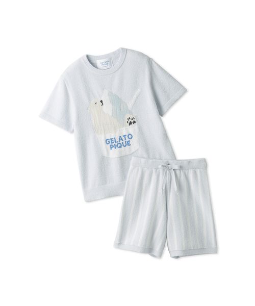 gelato pique Kids＆Baby/【COOL】【JUNIOR】しろくまアイスジャガード･･･