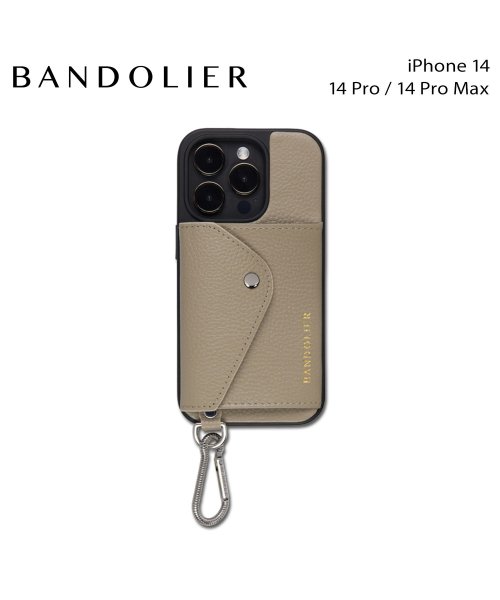 BANDOLIER バンドリヤー iPhone 14 14Pro iPhone 14 Pro Max スマホケース 携帯 アイフォン キーホルダー キーリング