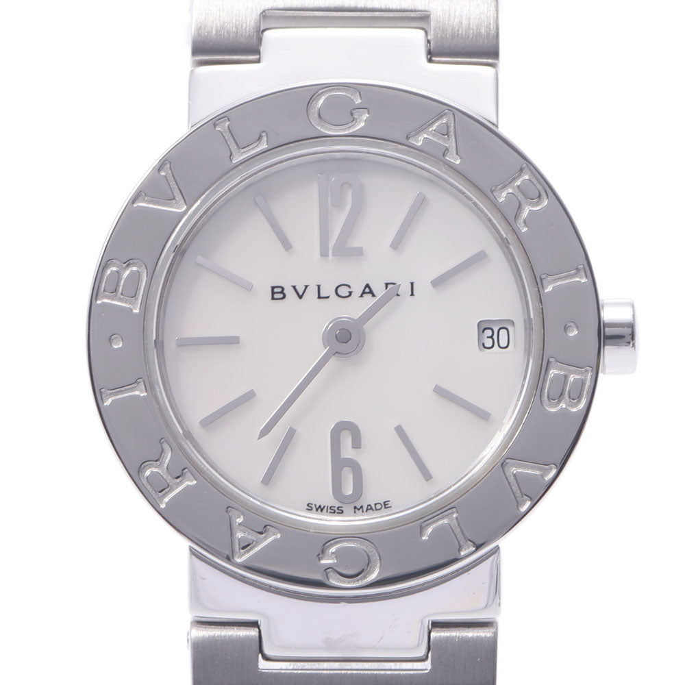 BVLGARI ブルガリ ブルガリブルガリ23 BB23SS レディース SS 腕時計 クオーツ ホワイトシェル文字盤 Aランク 中古 