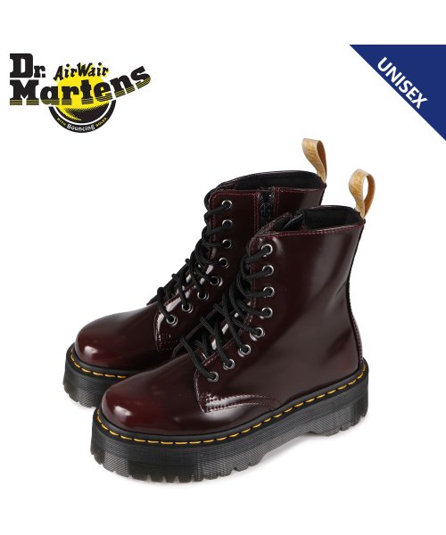 ドクターマーチン Dr.Martens 8ホール ブーツ 厚底 メンズ レディース V JADON 2 バーガンディー 22563600