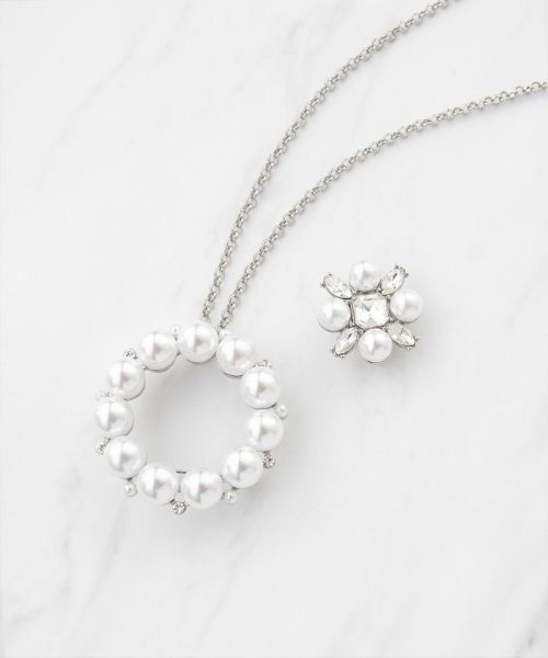 PEARL BIJOUX SET BROOCHNECKLACE ブローチネックレス