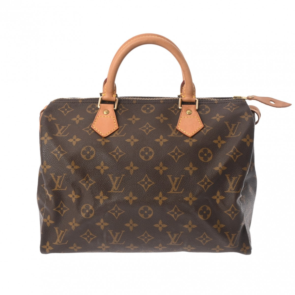 LOUIS VUITTON ルイヴィトン モノグラム スピーディ 30 ブラウン M41526 レディース モノグラムキャンバス ハンドバッグ ABランク 中古 