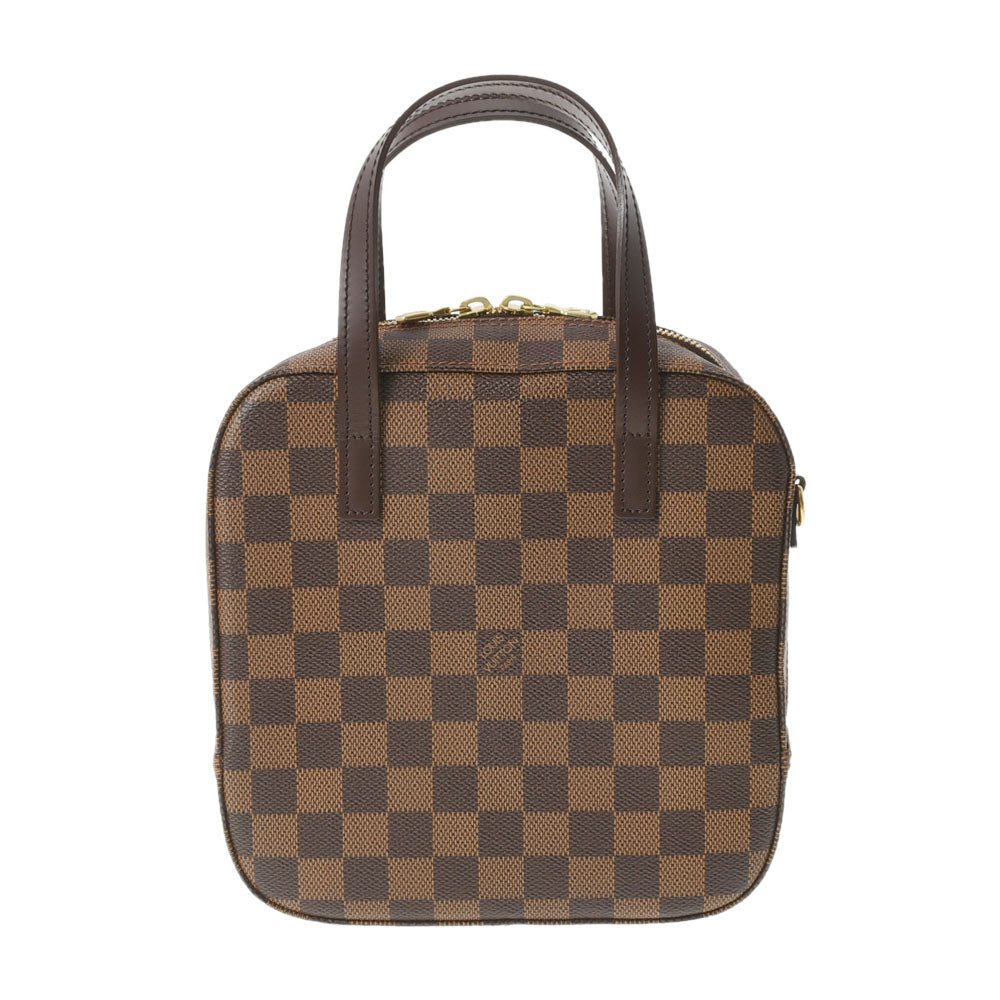 LOUIS VUITTON ルイヴィトン ダミエ スポンティーニ SPオーダー ブラウン N48021 ユニセックス ダミエキャンバス ハンドバッグ Aランク 中古 