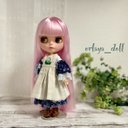 ????blythe すずらん刺繍エプロン✩ワンピース   R515