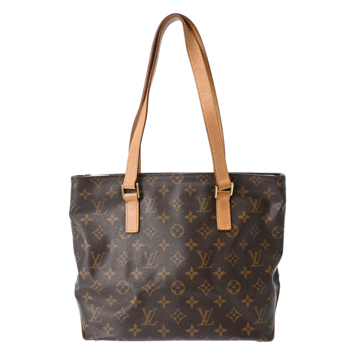 LOUIS VUITTON ルイヴィトン モノグラム カバピアノ ブラウン M51148 レディース モノグラムキャンバス トートバッグ Bランク 中古 