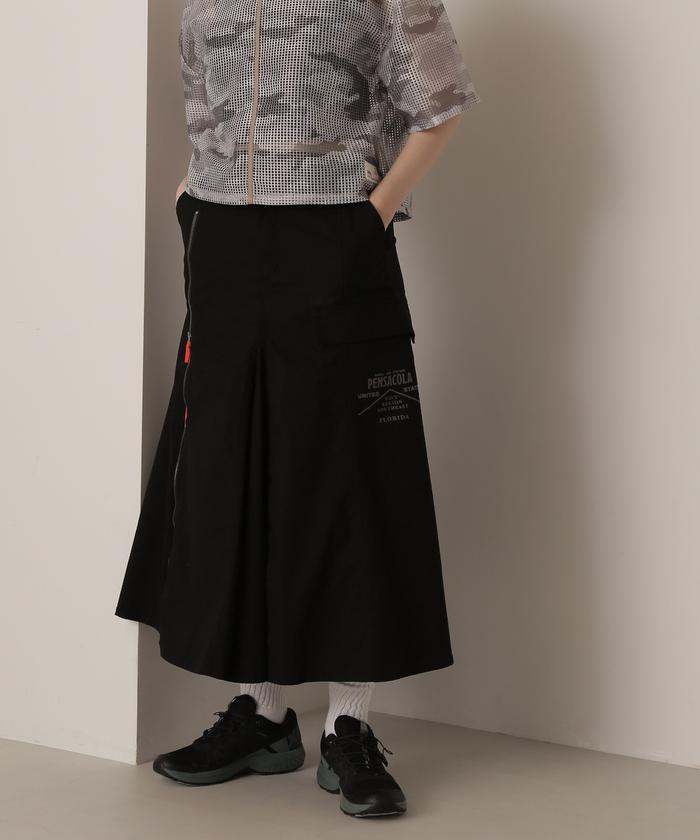 AVIREX/ZIPPER MILITARY SKIRT/ジッパーミリタリースカート