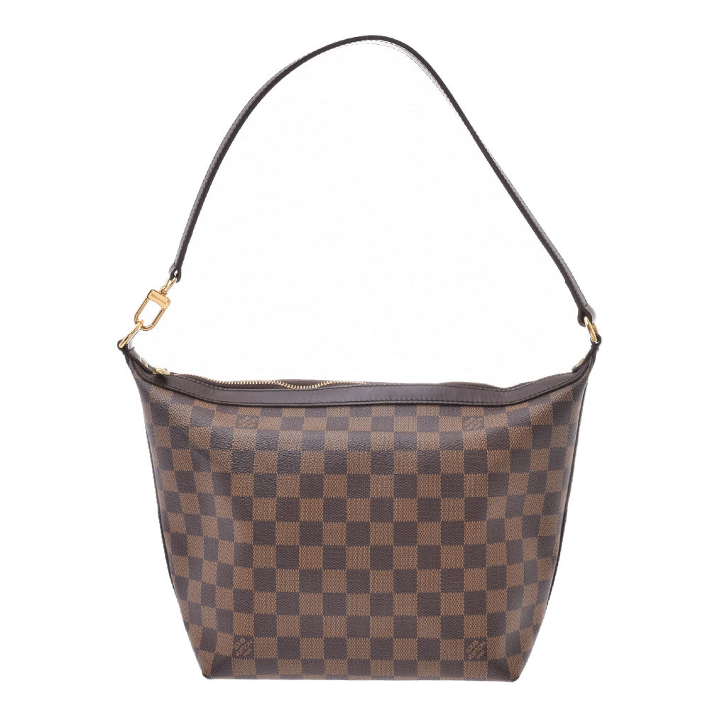 LOUIS VUITTON ルイヴィトン ダミエ イロヴォMM ブラウン N51995 レディース ダミエキャンバス ハンドバッグ Aランク 中古 