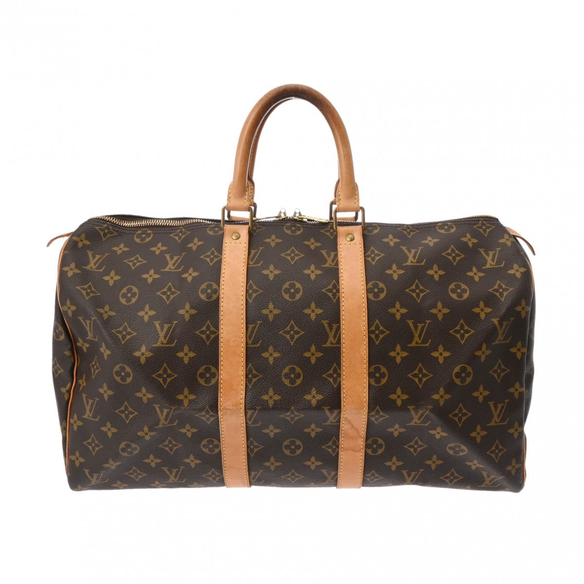 LOUIS VUITTON ルイヴィトン モノグラム キーポル 45 ブラウン M41428 ユニセックス モノグラムキャンバス ボストンバッグ Bランク 中古 