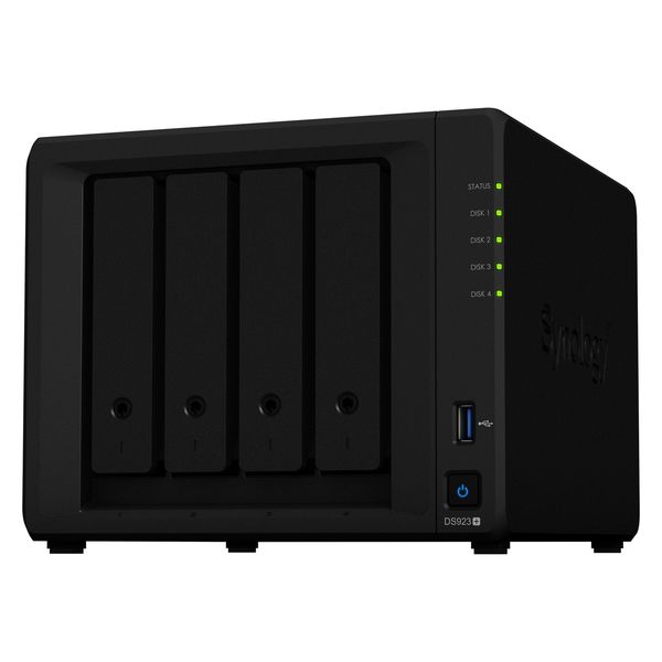 NAS 組み立て式 DS923+ 4ベイ AMD Ryzen CPU搭載 多機能 NASサーバー 1台 Synology