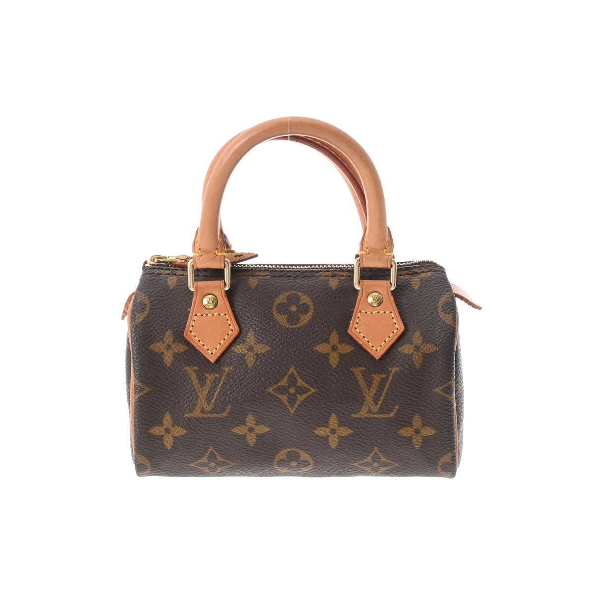 LOUIS VUITTON ルイヴィトン モノグラム ミニスピーディ ブラウン M41534 レディース モノグラムキャンバス ハンドバッグ Bランク 中古 