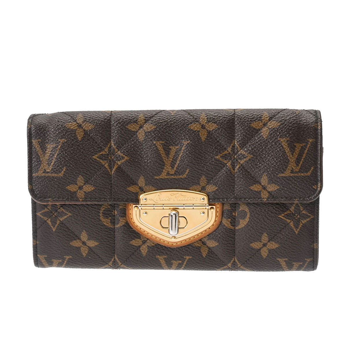 LOUIS VUITTON ルイヴィトン モノグラム エトワール ポルトフォイユ サラ ブラウン M66556 レディース モノグラムキャンバス 長財布 Bランク 中古 