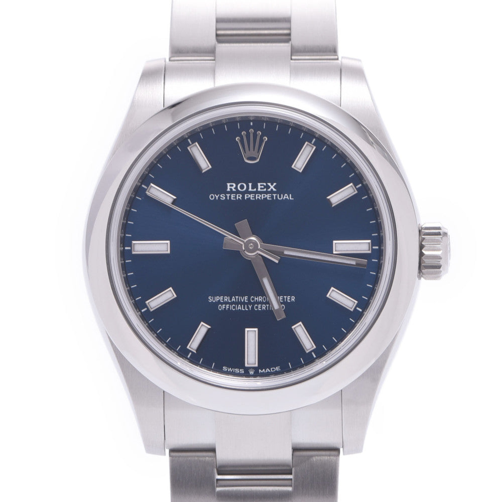 【現金特価】ROLEX ロレックス オイスターパーペチュアル31 277200 レディース SS 腕時計 自動巻き ブライトブルー文字盤 未使用 