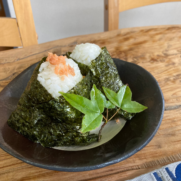 掛け分け焼き締め小鉢