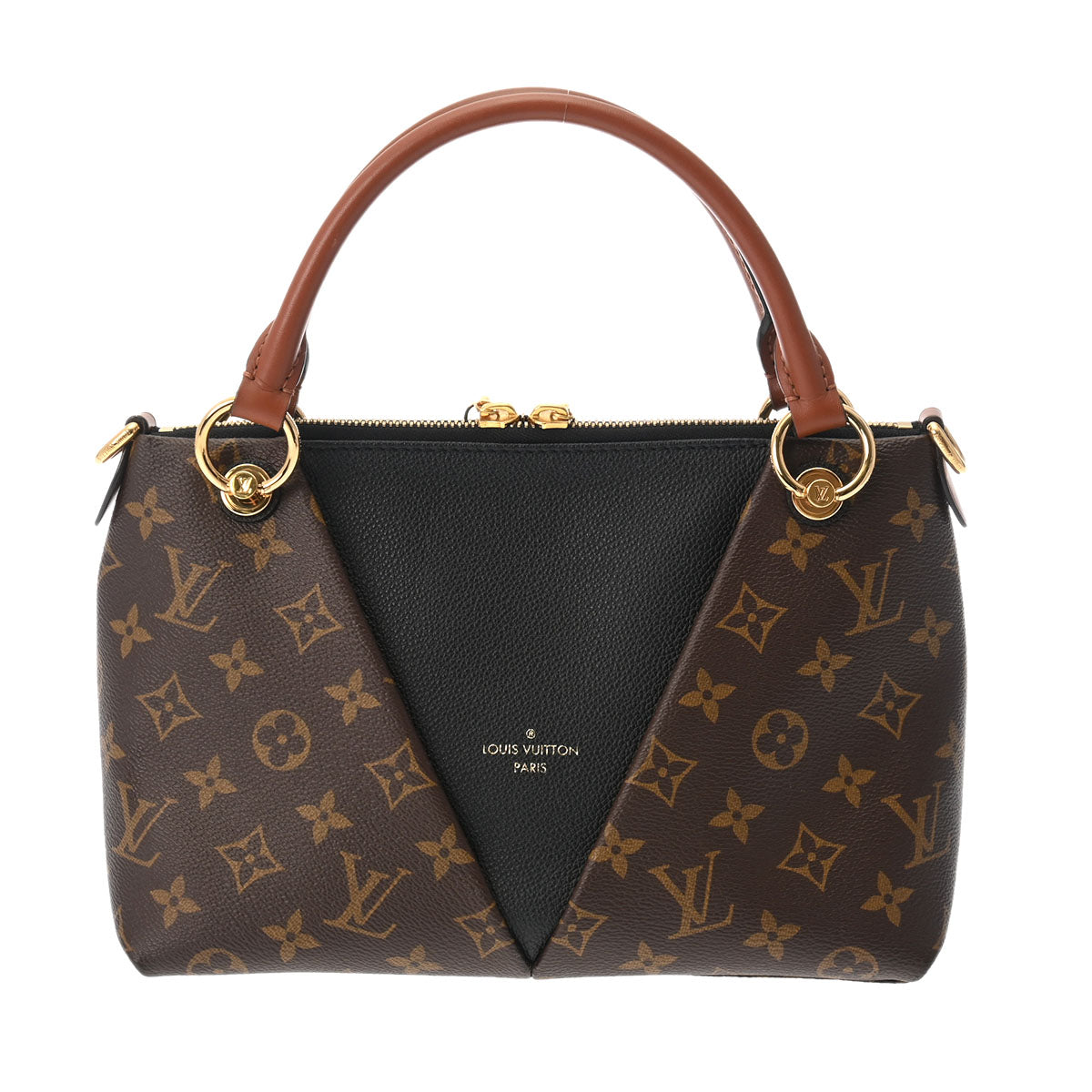 LOUIS VUITTON ルイヴィトン モノグラム Vトート BB 2WAY ノワール M43976 レディース レザー モノグラムキャンバス ハンドバッグ ABランク 中古 