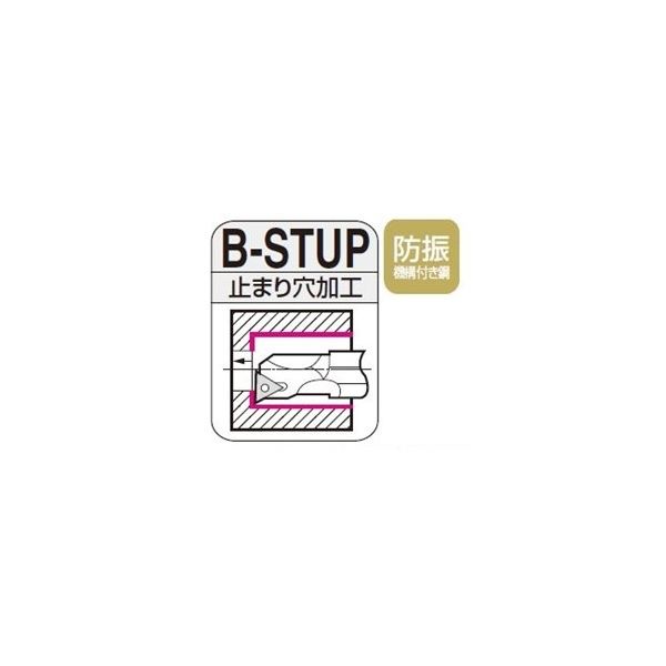 住友電工ハードメタル　SEC-ボーリングバイト　B-STUP　止まり穴加工用