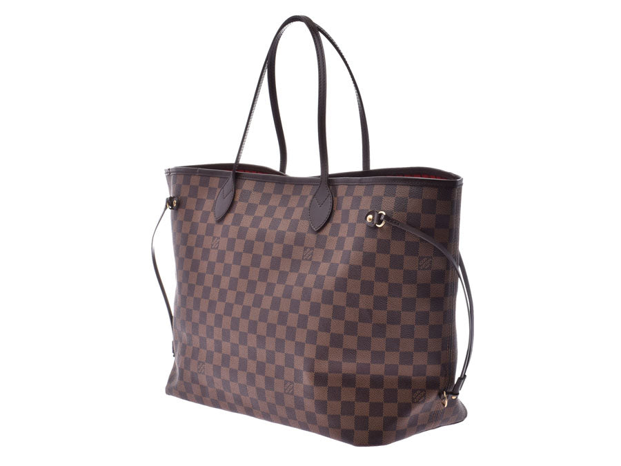 ルイヴィトン ダミエ ネヴァーフルGM ブラウン N51106 レディース 本革 トートバッグ ABランク LOUIS VUITTON 中古 