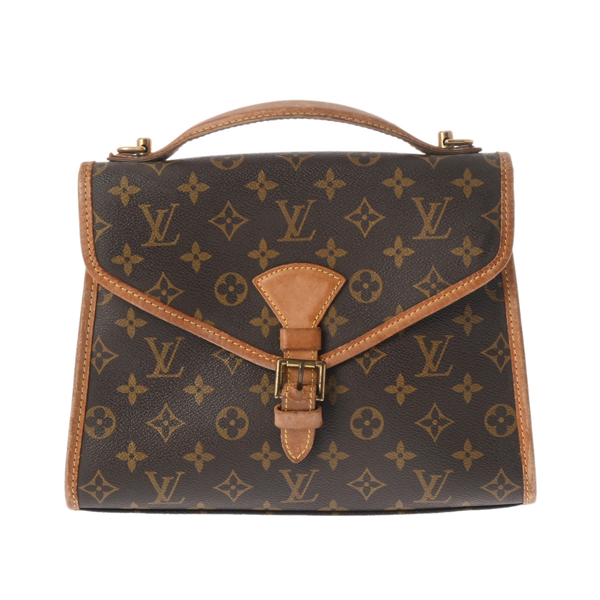 LOUIS VUITTON ルイヴィトン モノグラム ベルエア 2WAY ブラウン M51122 ユニセックス モノグラムキャンバス ハンドバッグ Cランク 中古 