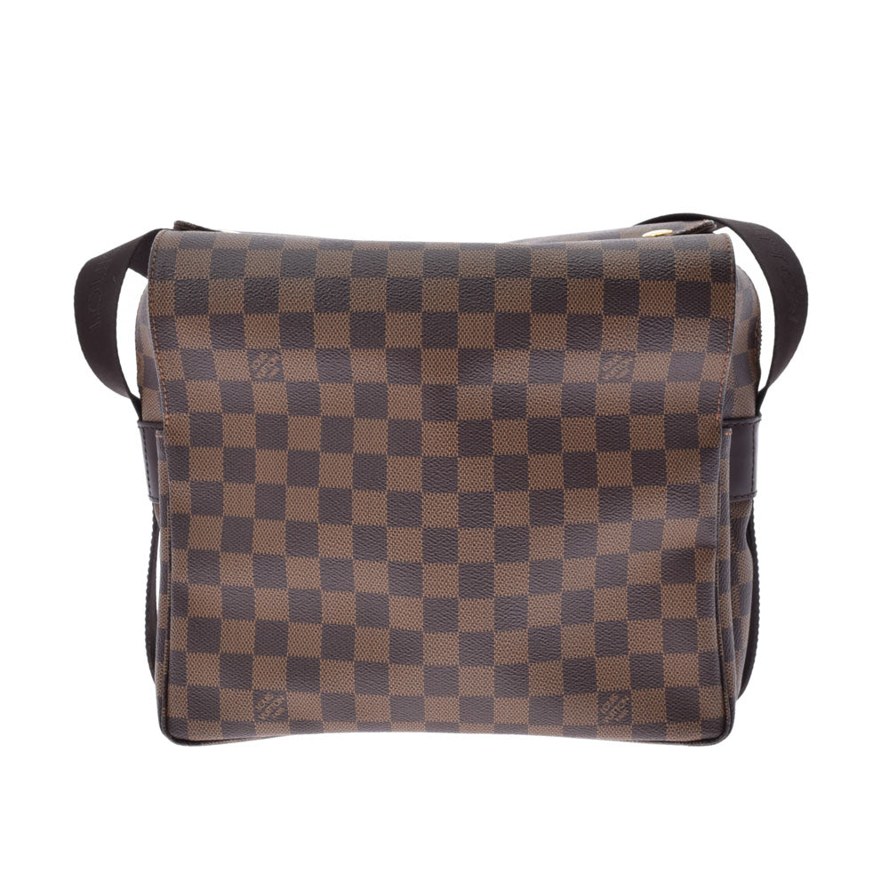 LOUIS VUITTON ルイヴィトン ダミエ ナヴィグリオ  茶 N45255 ユニセックス ダミエキャンバス ショルダーバッグ ABランク 中古 