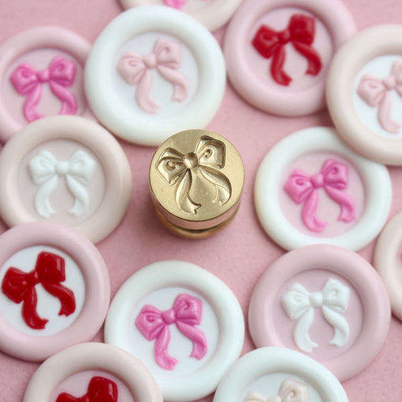 Wax seal stamp │ mini ribbon │ シーリングスタンプ【15mm】