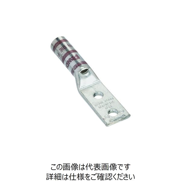 パンドウイット 銅製圧縮端子 2穴 電線サイズ AWG2 取付穴サイズ 69mm 取付穴間隔 160mm LCC2-14A-Q 158-0325（直送品）