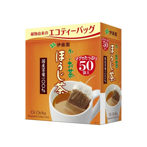 伊藤園 お～いお茶 エコティーバッグ ほうじ茶 50袋 FC260NX