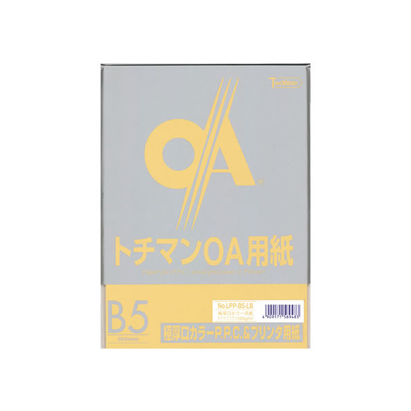 SAKAEテクニカルペーパー 極厚口カラーPPC B5 ライトブラウン 50枚 F126730-LPP-B5-LB