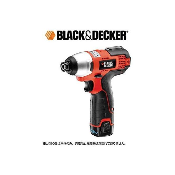 ブラック・アンド・デッカー（BLACK&DECKER） 10.8V コードレスインパクト ドライバー（本体のみ） LXI10B（直送品）