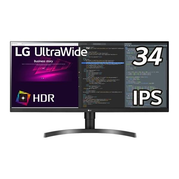 LGエレクトロニクス・ジャパン モニター 34型 /3440×1440/HDMI /ブラック/スピーカー:あり 34WN750-B 1個（直送品）