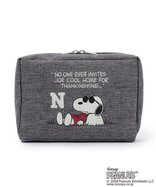 SNOOPY イニシャルポーチ N