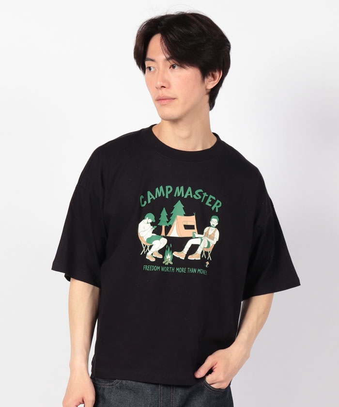 スタイルブロック/半袖プリントBIGTシャツ(キャンプ)