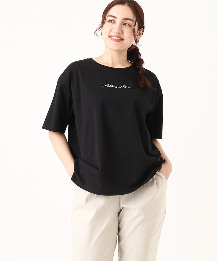 エウルキューブ/【大きいサイズ/a.v.v×eur3】コットンロゴTシャツ