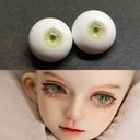 【12mm14mm16mm18mm】 ドールアイ ハンドメイドドール bjd 目 サイズ14/6 オビツ11アイ-4837